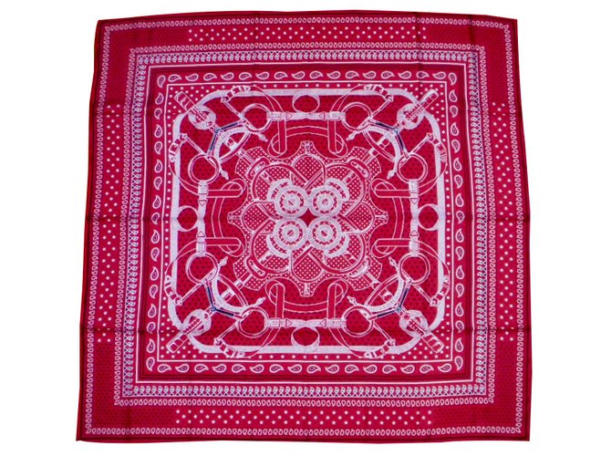 Hermès Seidentuch Rot