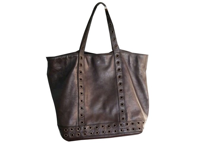 Vanessa Bruno Bolsa Prata Couro  ref.28744