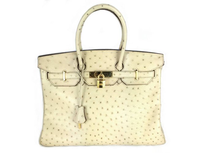 ostrich hermes birbin handbag fo women. Available with different color