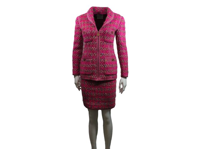 Chanel Rock Anzug Pink  ref.28781