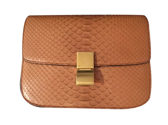 Céline Handbag Beige Exotic leather  ref.28867
