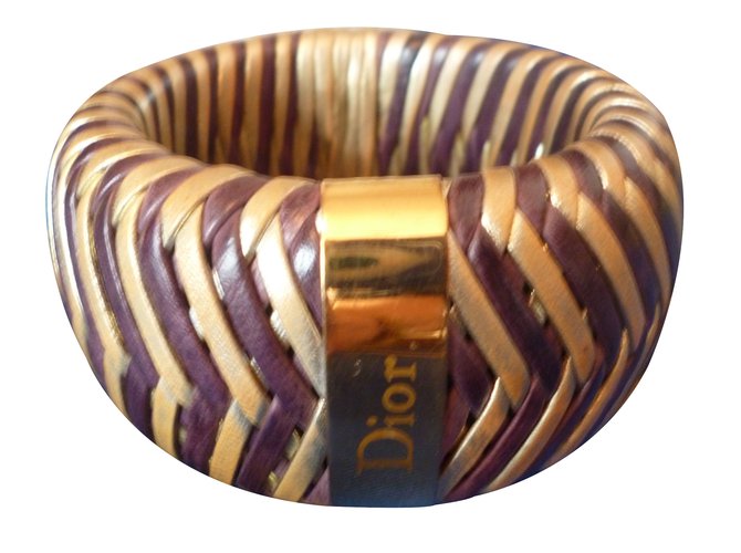 Dior Bracelet Cuir Multicolore  ref.28880