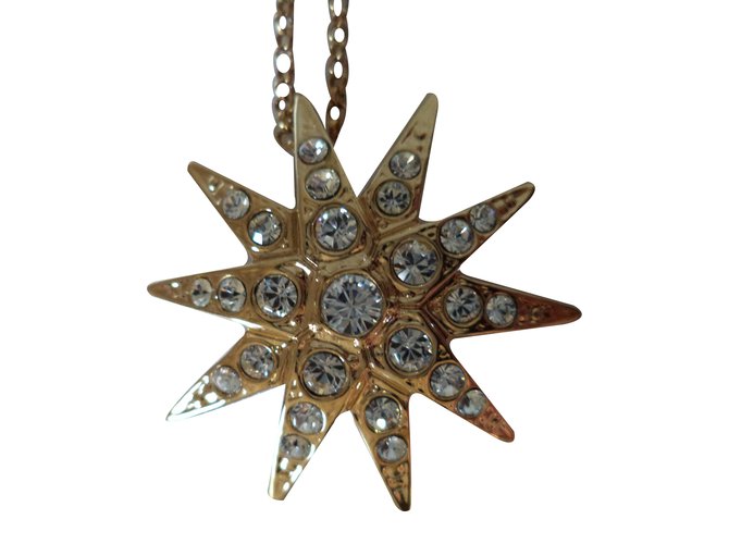 Autre Marque 'Agatha' Pendant necklace Golden Metal  ref.28945