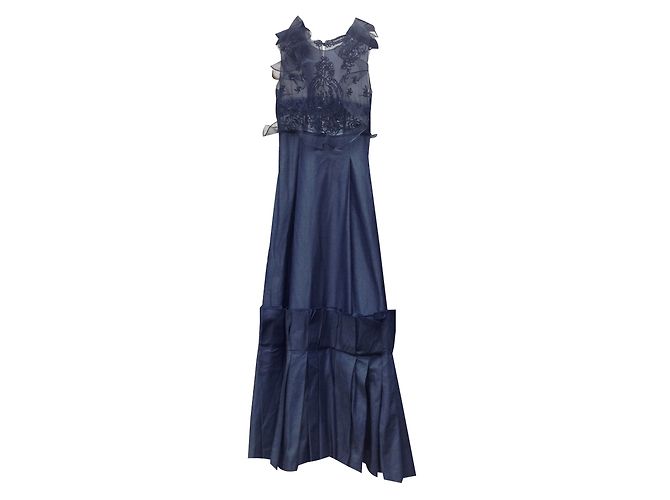 Christophe Josse Kleid Blau