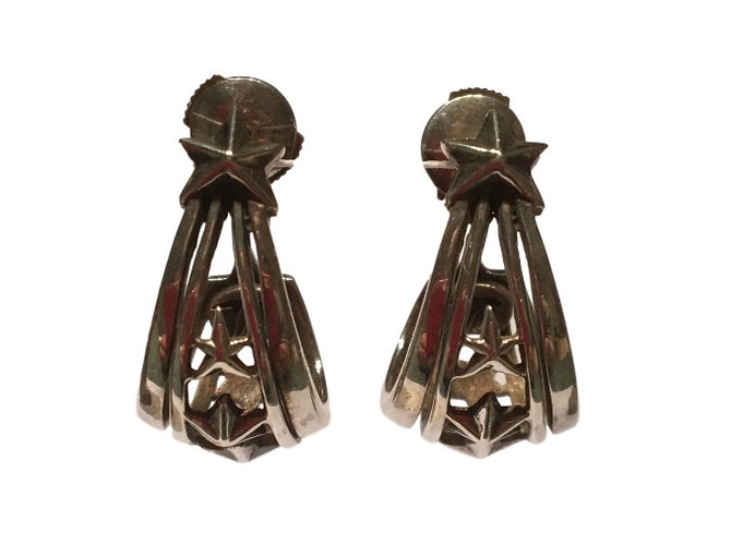 Thierry Mugler Earring Silvery Silver-plated  ref.28970
