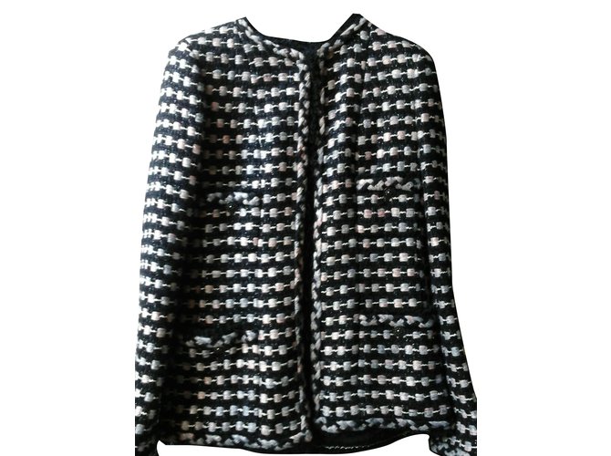 Chanel Jacket Black Wool  ref.28992