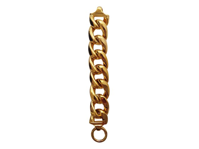 Céline Gourmette Goldkette Armband Golden Metall  ref.28998