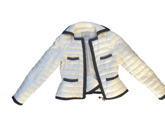 Moncler Giacca Bianco  ref.29018
