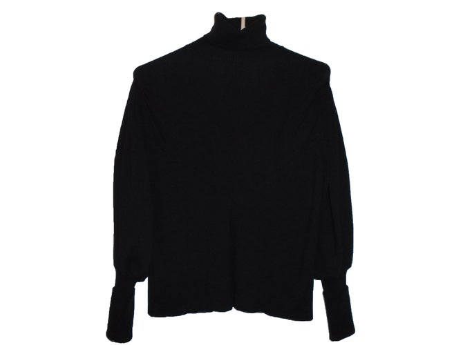 Céline Sweater Black Wool  ref.29060