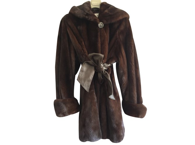 Milady Coat Brown Fur  ref.29153