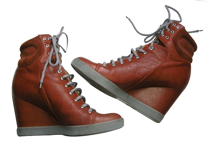 See by Chloé Timota Leather Ankle Boots Caramel