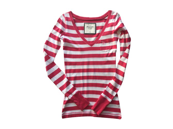 Abercrombie & Fitch T-shirt Pink Cotton  ref.29253