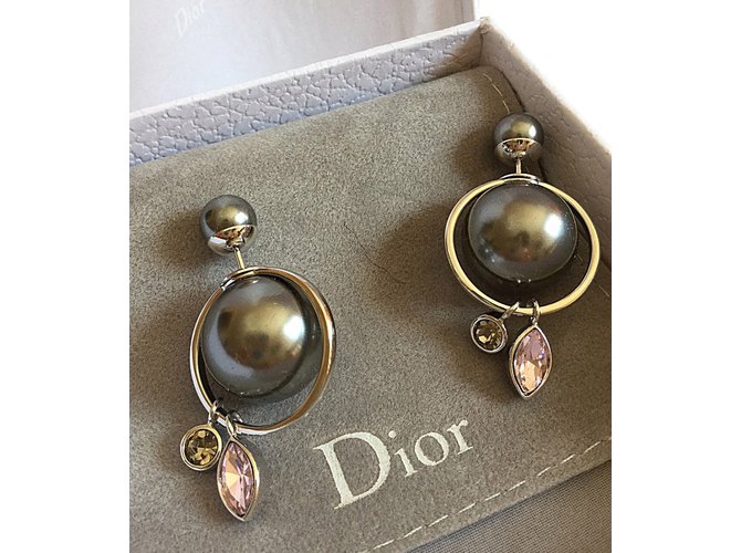 Dior 2016 Sammlung Tribale Grau Versilbert  ref.29254