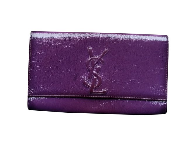 Yves Saint Laurent Belle de jour Purple Patent leather  ref.29278