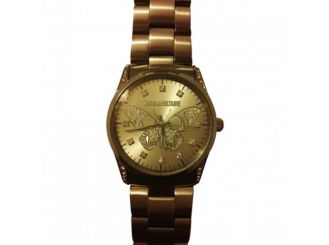 Orologio Farfalla Zadig & Voltaire Acciaio Swarovski Argento