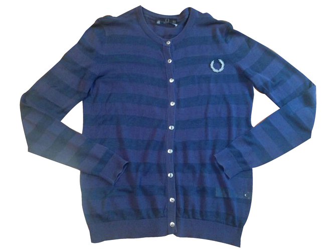 Fred Perry Strickjacke Blau