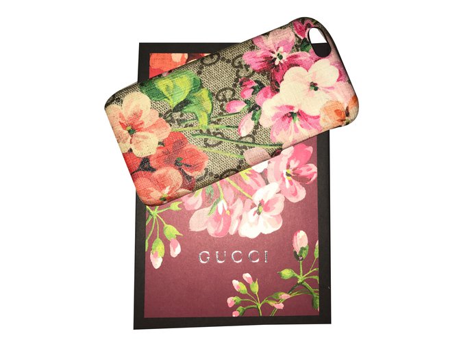 Gucci Floral iPhone Abdeckung Mehrfarben  ref.29340