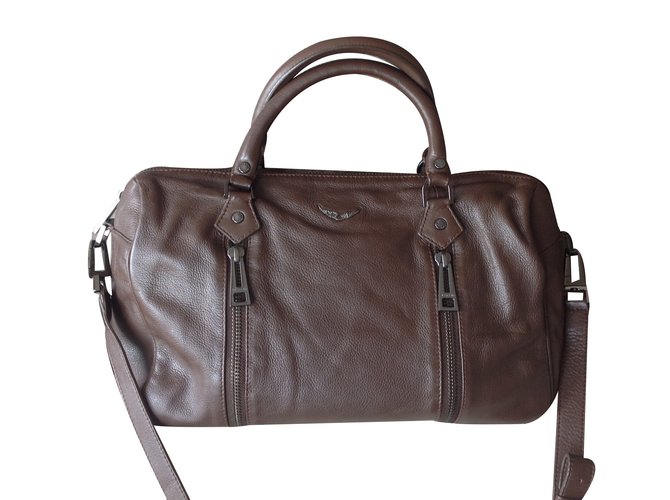 Zadig & Voltaire Handbag Brown Leather  ref.29351