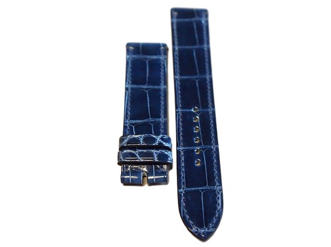 Hermès Armbänder Blau Exotisches Leder  ref.29359