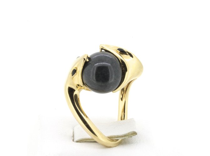 Boucheron Guasto anello di giada D'oro Oro giallo  ref.29363
