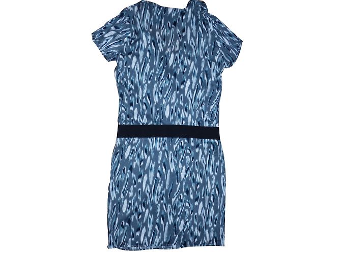 Vestido Ikks Estampado Estilo Militar Viscosa Multicolor