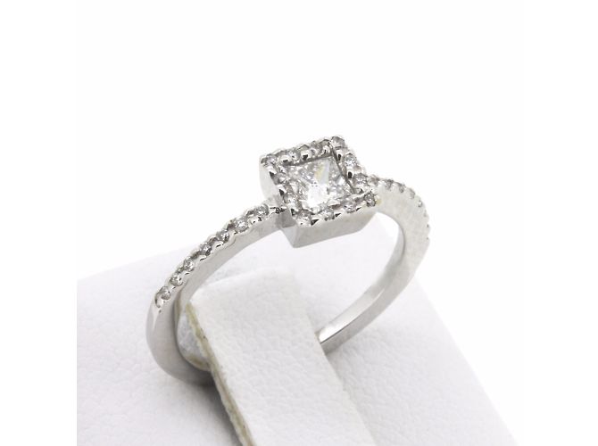 Autre Marque ORO BIANCO 18k anello