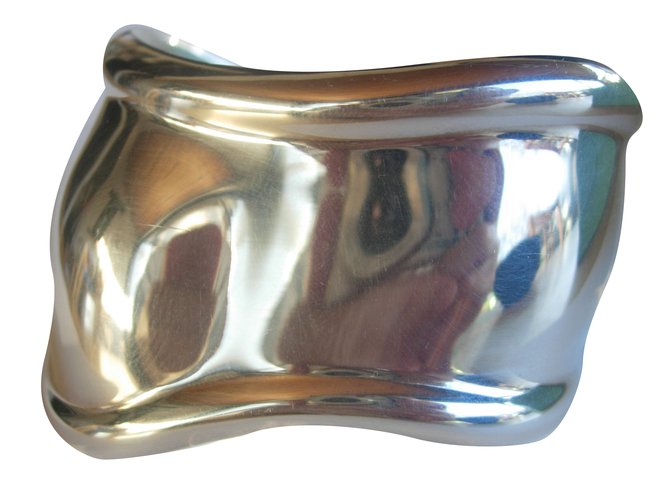 Tiffany & Co Knochen-Armband Silber Geld  ref.29464