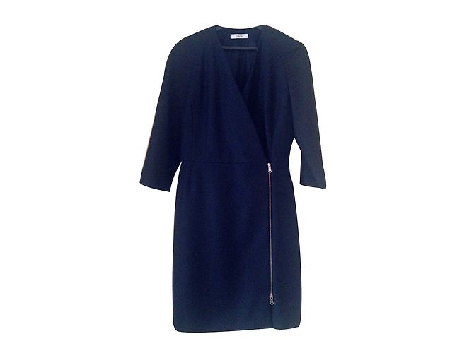Zapa Schwarzes Wollkleid