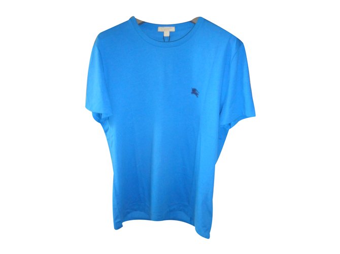 Burberry Brit Camiseta para hombre Azul Algodón  ref.29606