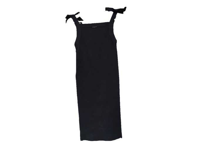 Burberry Dress Black Cotton Elastane  ref.29610