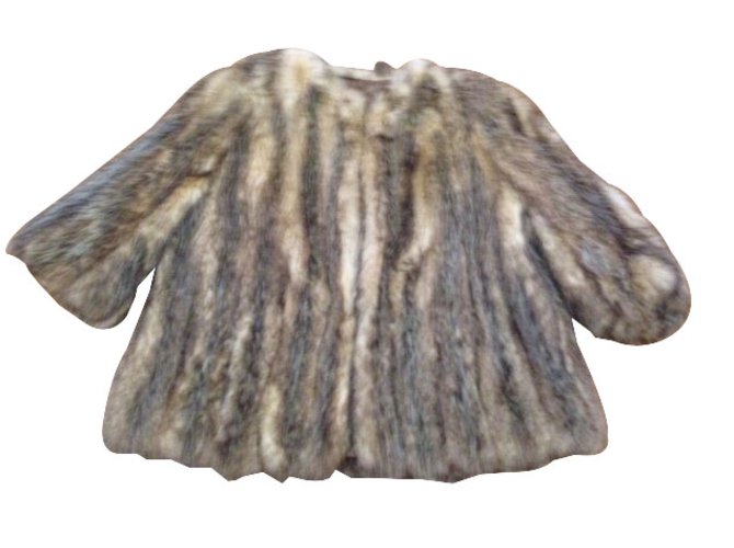 Vintage Jacket Beige Fur  ref.29712