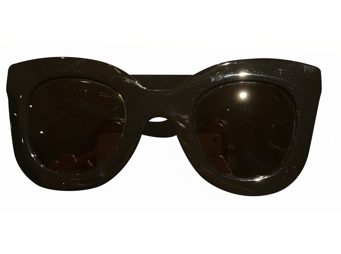 Céline Oversized Sunglasses Black Plastic  ref.29741