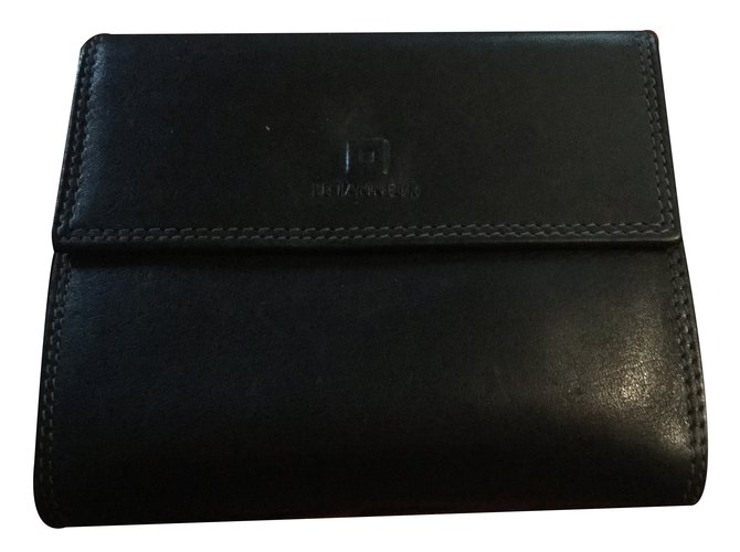 Le Tanneur Wallet Black Leather  ref.29785
