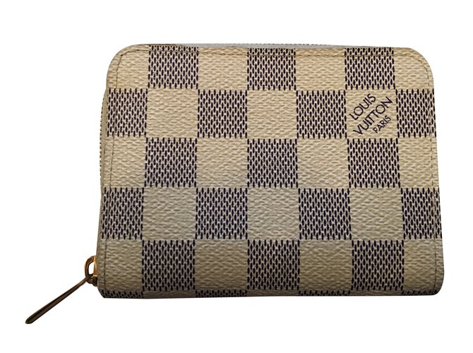 Zippy Louis Vuitton Purses, wallets, cases White Synthetic  ref.29828