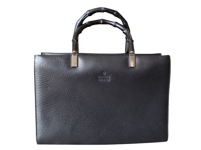 Gucci Handbags Ebony Leather  ref.29829