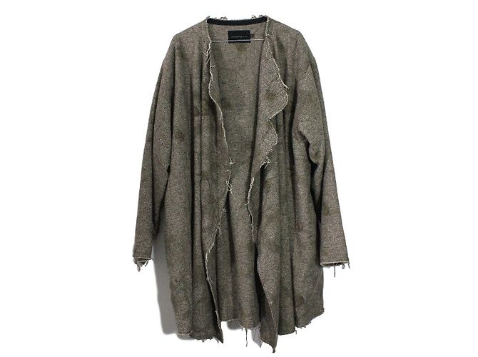 Jaqueta oversized Miller et Bertaux Marrom Bege Cinza