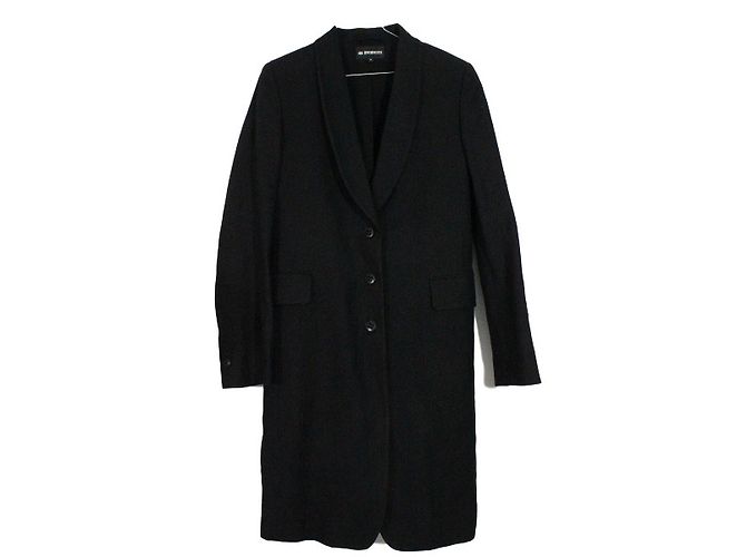 Ann Demeulemeester Black Lightweight Coat