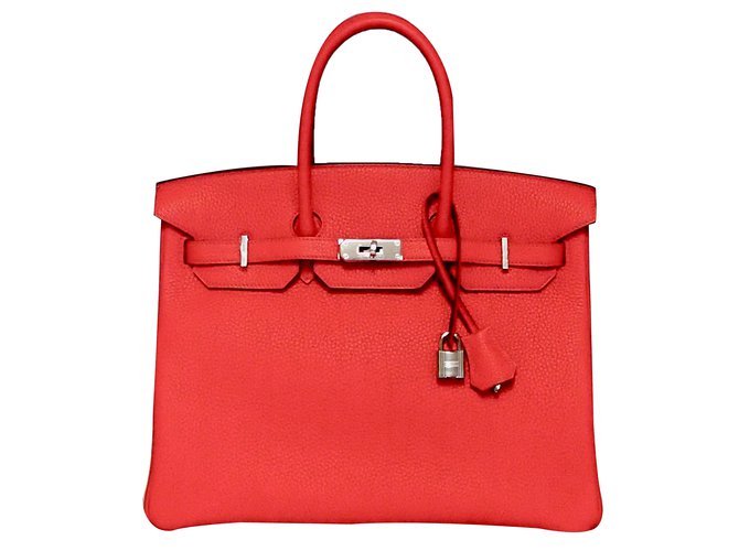 Hermès Birkin 35 Red Leather  ref.29975