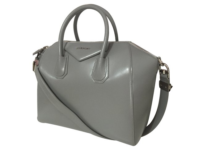 Givenchy Antigona Grey Leather  ref.30016