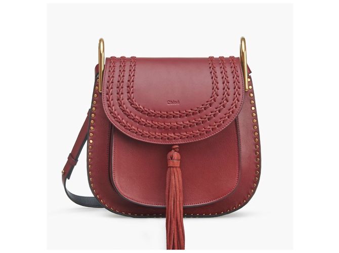 Chloé Hudson Medium Braun Leder