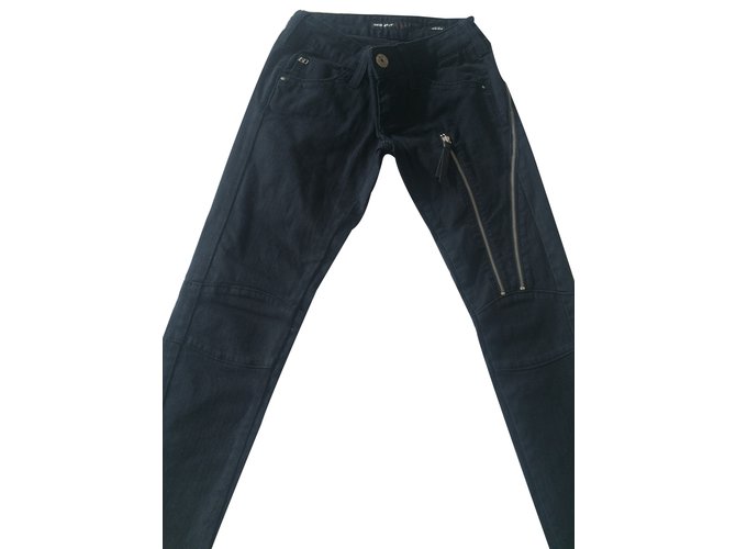 Miss Sixty Jeans Black Cotton Elastane  ref.30048
