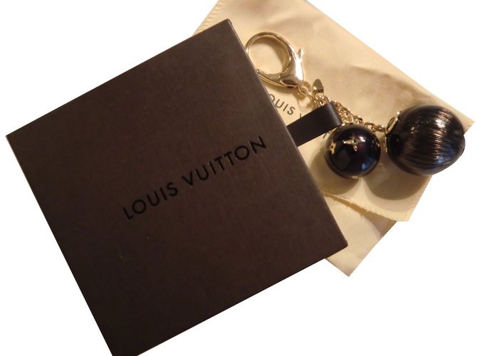 Louis Vuitton porte clés Marron  ref.30125