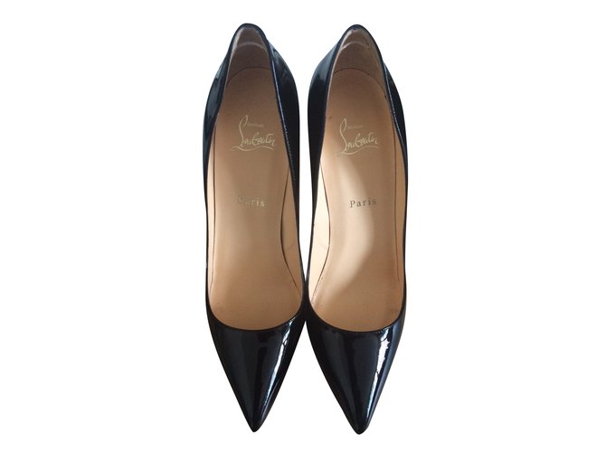 Christian Louboutin Pigalle Black Patent leather  ref.30148