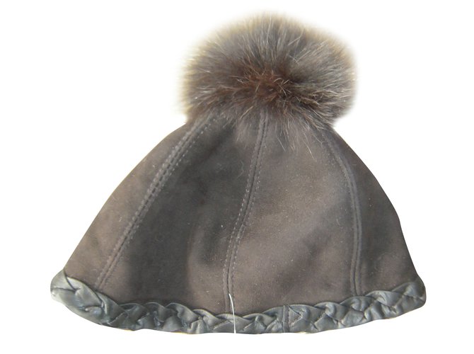 Sprung Frères Hat Brown Fur  ref.30174