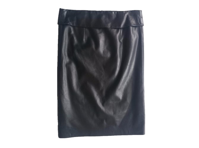 Isabel Marant Skirt Black Leather  ref.30449