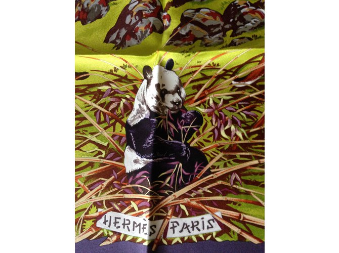 Hermès Sciarpe di seta Multicolore  ref.30553