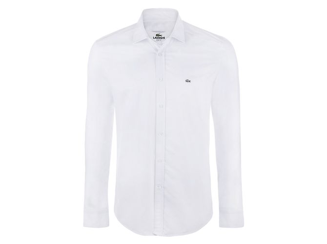 Lacoste Slim Fit weißes Hemd