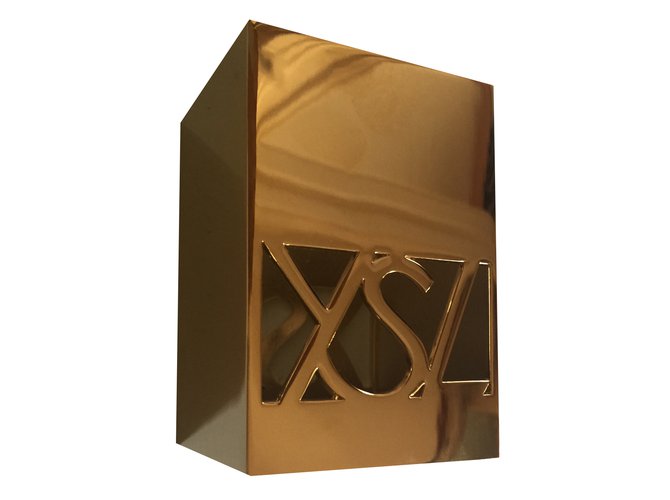 Yves Saint Laurent Make-up-Box Golden Metall  ref.30670