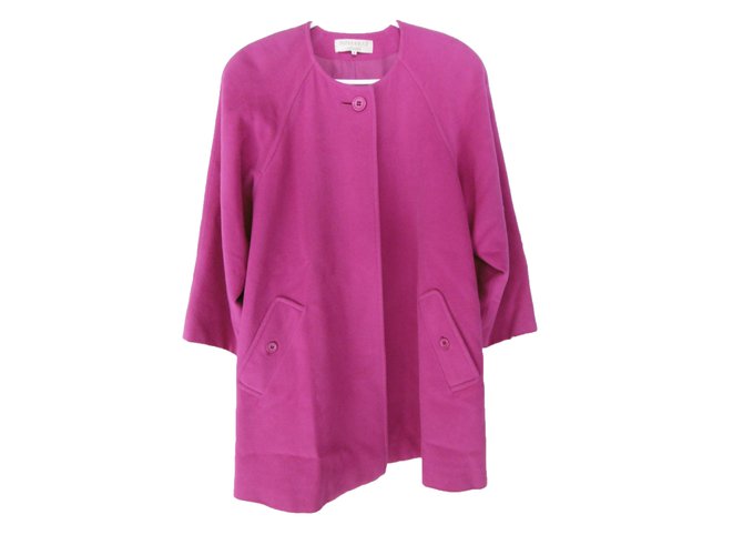 Nina Ricci Pink Wool Coat  ref.30742