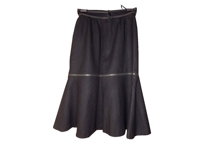 Balenciaga Skirt Black Wool  ref.30751